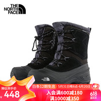 THE NORTH FACE北面童装儿童棉鞋保暖鞋男女童运动鞋雪地靴秋冬新款|5LXF NY7/黑色 36码鞋长22.5cm