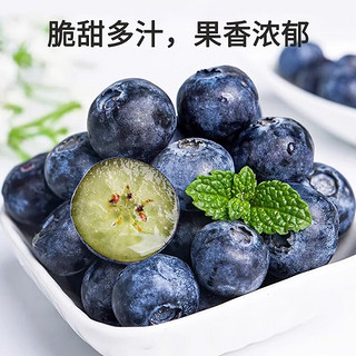 呈鲜菓农 国产蓝莓 新鲜大果蓝莓 当季时令水果生鲜 物 精选果经约15-18mm 12盒【单盒125g】