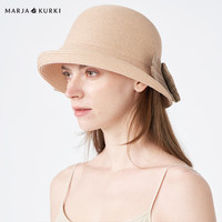 玛丽亚.古琦（玛丽亚古琦 MARJA KURKI）遮阳帽女户外太阳帽 春夏防晒帽透气草帽出游渔夫帽 黄色