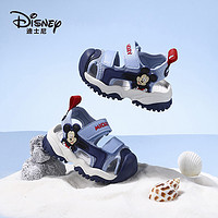 88VIP：Disney 迪士尼 童鞋儿童凉鞋2024夏季新款男童鞋子中小童鞋包头软底宝宝鞋