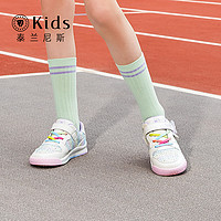 TARANISKIDS 泰兰尼斯kids童鞋女童运动鞋秋季新款儿童网布舒适透气中大童鞋子
