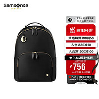Samsonite 新秀丽 电脑包双肩包13英寸商务通勤旅行包休闲时尚NO3 黑色
