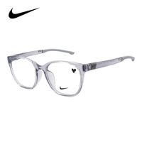 耐克(NIKE)眼镜架青少年近视光学眼镜框7157LB 030 52mm&依视路1.60镜片 030透明灰