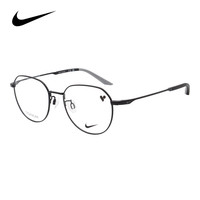 耐克(NIKE)眼镜架近视光学眼镜框6010LB 001 51mm&依视路1.60镜片 001黑灰色