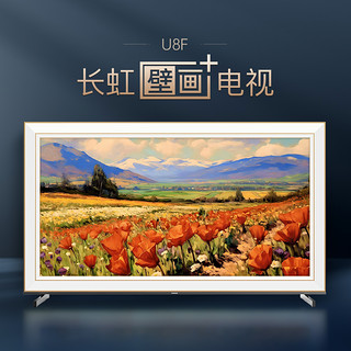 CHANGHONG 长虹 壁画艺术电视65U8F 65英寸贴墙6+64GB超大内存智能液晶电视机