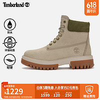 添柏岚（Timberland）男鞋24轻量大黄靴软底防水A68N6 A68N6W/浅灰褐色 45