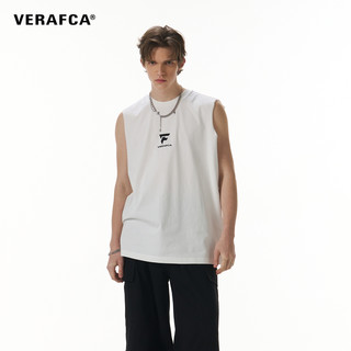 VERAF CA美式字母绣花背心