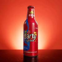燕京啤酒 ParTy铝瓶老品牌酒精度4.3麦芽度12°P355ML*6瓶清仓
