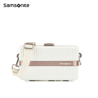 新秀丽（Samsonite）新秀丽时尚流金箱 度假迷你箱  条纹度假箱可挂靠 HH5 象牙白-斜挎包
