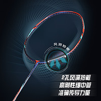 LI-NING 李宁 宁羽毛球拍 风动6000 碳纤维进阶训练控制型男女官网球拍