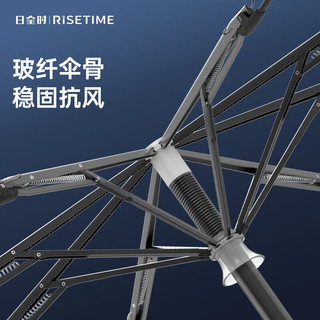 日全时电动雨伞全自动单手自开自收晴雨两用遮阳伞防紫外线出口德国 电动伞-海浪-黑胶