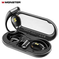 魔声（MONSTER）Open Ear AC316蓝牙耳机挂耳式开放式真无线不入耳运动跑步骑行通话降噪游戏耳机 黑色 AC316 黑色