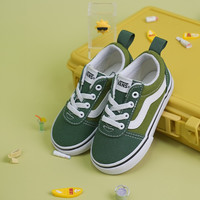 Vans范斯童鞋 Ward Slip On 抹茶绿复古小童板鞋樱桃青柠
