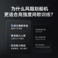 麦瑞克风阻划船机家用有氧商用级赛艇测功仪运动划桨划船器Q7