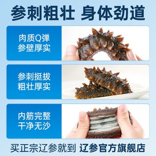 辽参店大连冷冻非即食海参产地发源头好海参1斤装500克
