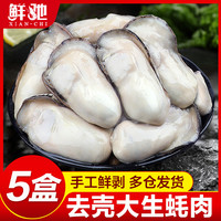 鲜驰 xianchi新鲜生蚝肉现剥速冻特大海蛎子肉鲜活海鲜冷冻去壳乳山生蚝牡蛎肉