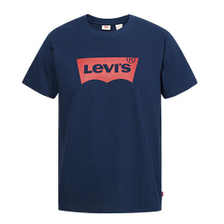 Levi's 李维斯 24夏季同款短袖T恤简约百搭A4391 藏蓝色0009