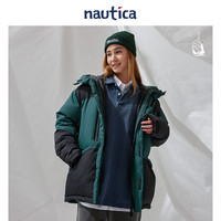 nautica Japan 日系无性别廓形连帽厚羽绒服JW2411