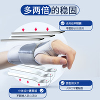 护腕扭伤手腕腱鞘腕关节固定支具女款腕部骨折护具关节损伤护套器 【强效支撑升级】6钢板加固款(左手) S(女性)