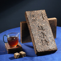 赵李桥(ZHAOLIQIAO)黑茶老味道赤壁羊楼洞青砖茶叶礼盒装老茶砖茯茶特级熬奶茶 老味道青砖茶1800g