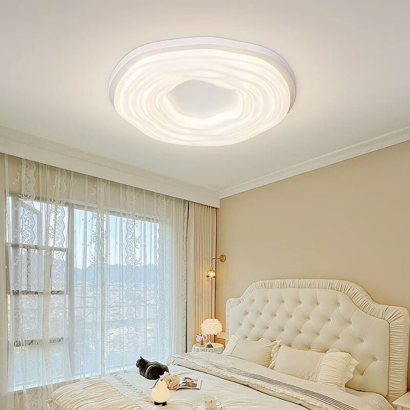  MR.LAMP/灯先生 全光谱护眼97显指 卧室灯  8876-白-50*7cm-45W-三色变光 10-20㎡（含） 无极调色