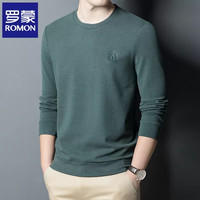 罗蒙（ROMON）卫衣男春秋季长袖T恤商务品质休闲外套男装ZY113 