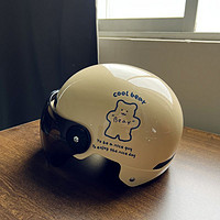 Chengye电动车头盔3C认证国标酷酷熊四季男女通用安全帽防晒半盔