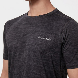 哥伦比亚 户外运动男清凉降温速干衣透气休闲圆领短袖T恤AE3561
