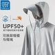 JEANSWEST 真维斯 夏季冰丝防晒衣男女连帽透气休闲外套户外紫外线钓鱼皮肤衣