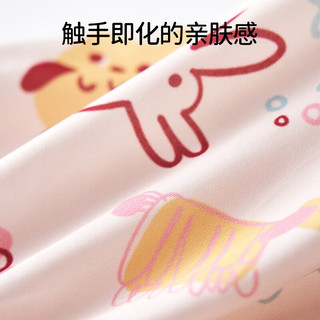 欧孕（OUYUN）儿童夏季泳衣女宝宝女孩洋气泳装女小童游泳衣连体泳衣 印象粉兔+送同款泳帽 90cm
