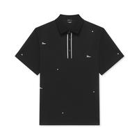 夏季GXG休闲简约小刺绣宽松舒适短袖POLO衫男