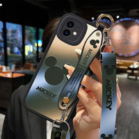 彩汀 防摔 iPhone11Pro Max手机壳 腕带挂绳 炫酷黑 硅胶