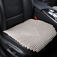 鑫天缘手工织纯亚麻汽车坐垫单片夏季凉垫四季通用三件套前排单垫透气 手B款（一个小方垫）