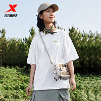 XTEP 特步 短袖女2024夏季新款印花图案休闲半袖百搭女装户外潮流T恤