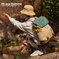 mrace户外双肩包女轻便大容量防水徒步背包大运动旅行书包男