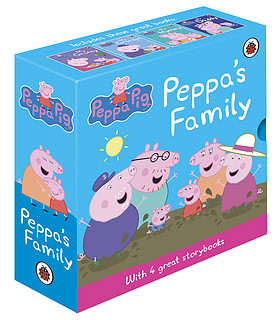 《Peppa Pig Peppa's Family纸板》（套装4册）