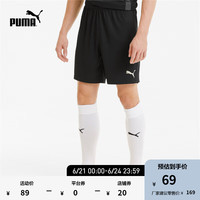 彪马（PUMA） 男子网眼布拼接运动短裤 TEAMGOAL 23 KNIT 704262 黑色-03 M(175/74A)