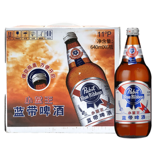  Blue Ribbon/蓝带 精酿鲜啤酒  小蓝王 640mL 6瓶 整箱装 640ml