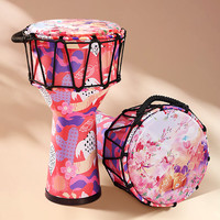 前谷（CEGA）非洲鼓儿童标10复合碳纤轻质幼儿园手鼓成人丽江鼓打击乐器 标10-樱花鹿