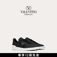 华伦天奴VALENTINO【线上】男士 UPVILLAGE 低帮羊皮运动鞋 黑色 38