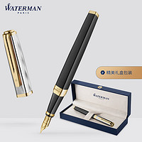 WATERMAN 威迪文 钢笔 签字笔 商务办公送礼男女生日毕业季礼物学生练字18K金尖 智尊浮光巴黎墨水笔