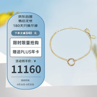 卡地亚（Cartier）Trinity系列 18K白金黄金玫瑰金手镯B6068115 