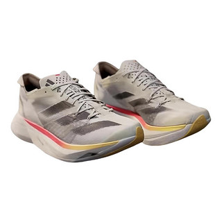 adidas 阿迪达斯 Adizero Adios Pro 3 马拉松男女跑步鞋 IG6442 米色/黑色/白色 39