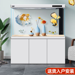 SOYE/索一 索一鱼缸客厅大型底滤超白水族箱智能生态隔断落地家用2024新款