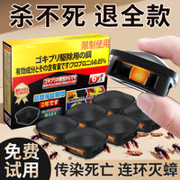 捷臣 灭杀蟑螂药全窝端家用非无毒孕妇婴儿蟑螂神器胶饵剂小强贴屋厨房