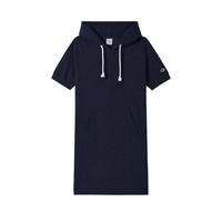 Champion【品牌】休闲潮流刺绣小clogo连帽连衣裙女运动裙