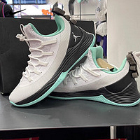 NIKE 耐克 男鞋篮球鞋2024春季Air Jordan Ultra巴特勒2代耐磨运动鞋 AH8110-114白色黑绿 43