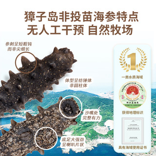 獐子岛有机淡干海参50g16-20头干货大连底播辽参刺参小黑盒礼盒装