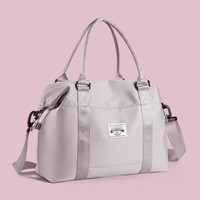 MOONMIX旅行包女士大容量短途旅游行李包袋干湿分离手提运动包收纳袋 丁香紫(干湿分离)