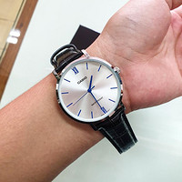 CASIO 卡西欧 手表男指针系列商务男表防水石英男士手表